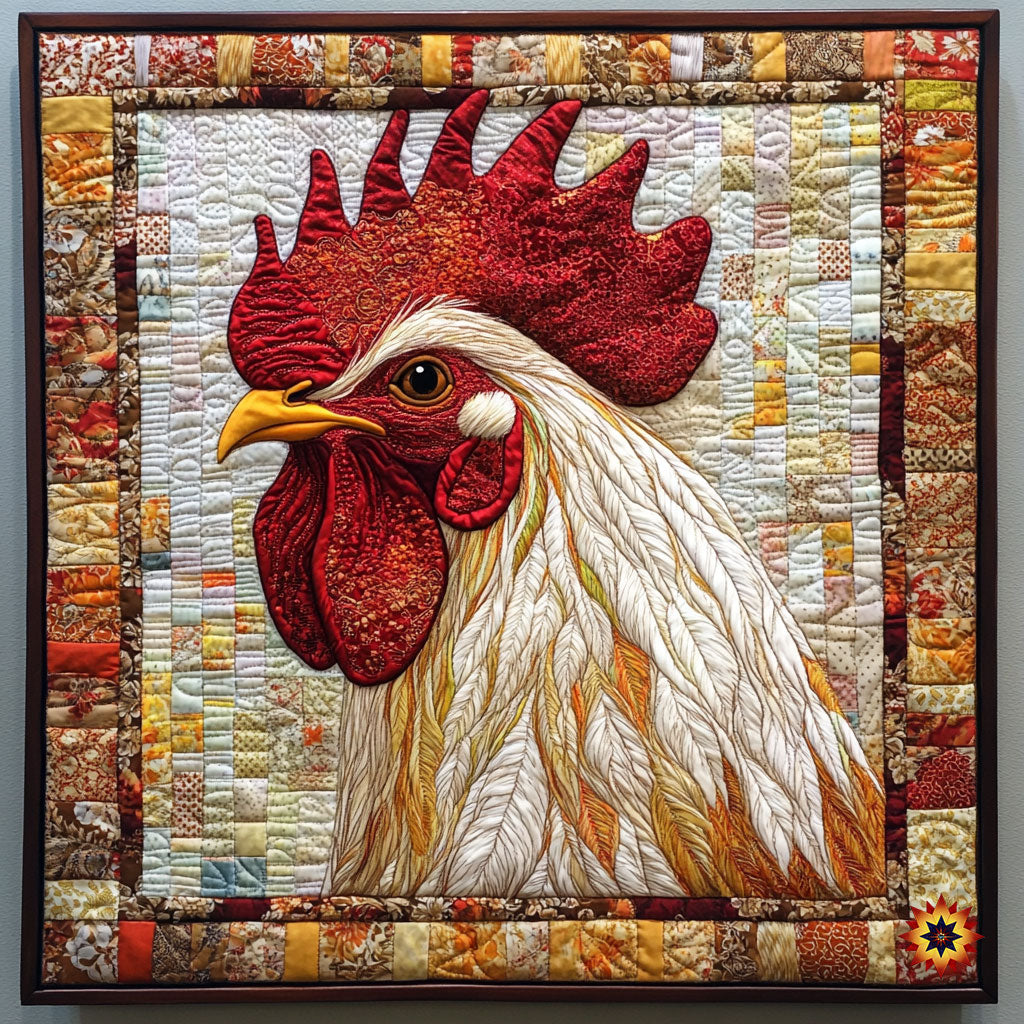 Abstract Chicken Quilt Blanket Unique Throw Blanket Gifts For Chicken Famers